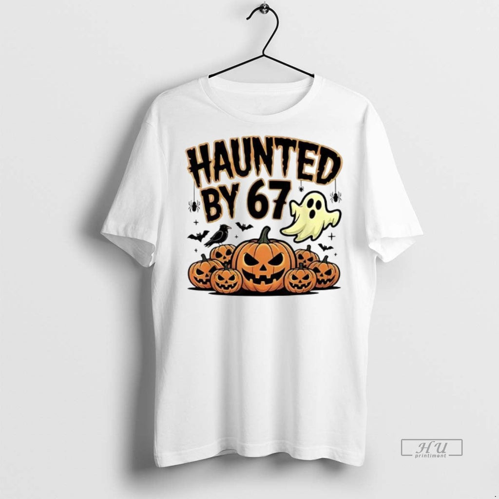 Officials Haunted By 67 Scary Funny Halloween Costume - Adult & Kids T-Shirts, Sweatshirts & Hoodies apparel design preview 1