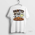 Officials Haunted By 67 Scary Funny Halloween Costume - Adult & Kids T-Shirts, Sweatshirts & Hoodies apparel design preview 1