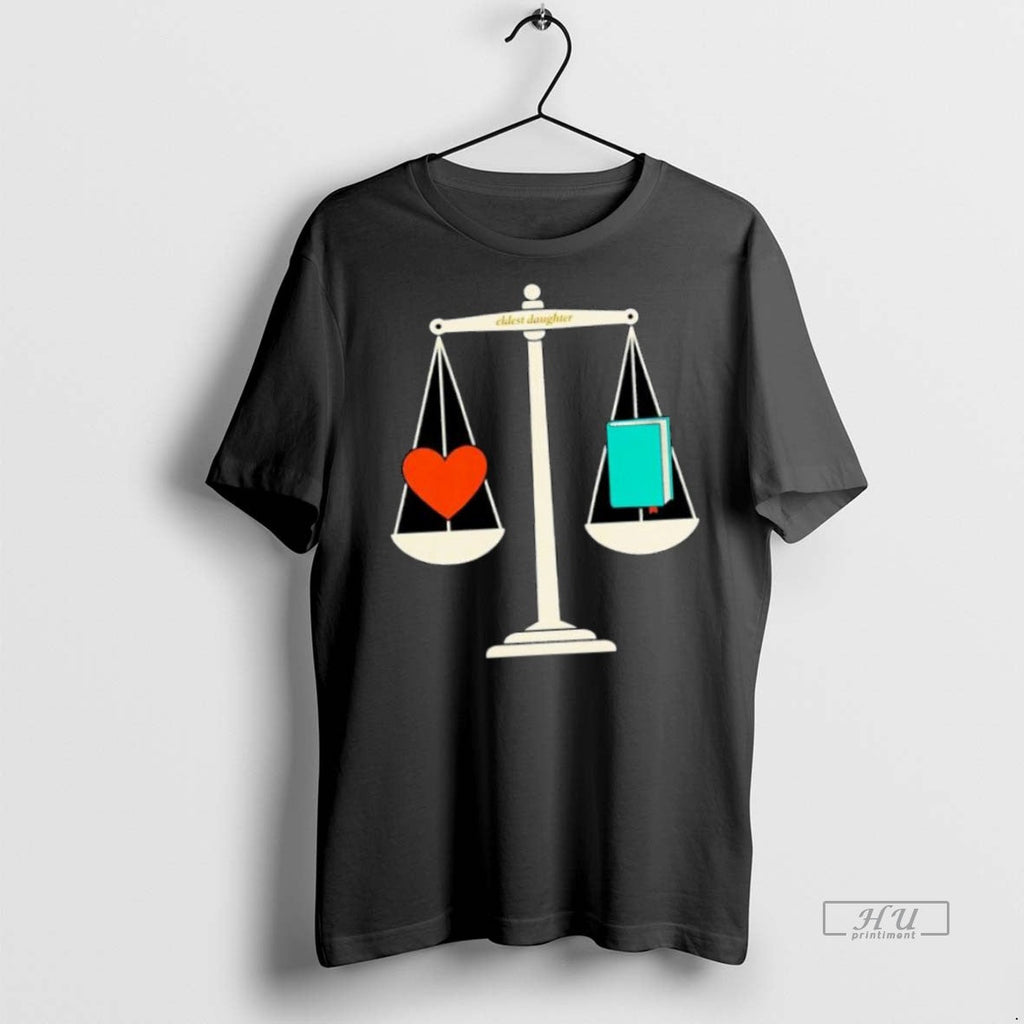 Officials Heart And Book Eldest Daughter Ornaments - Adult & Kids T-Shirts, Sweatshirts & Hoodies apparel design preview 1