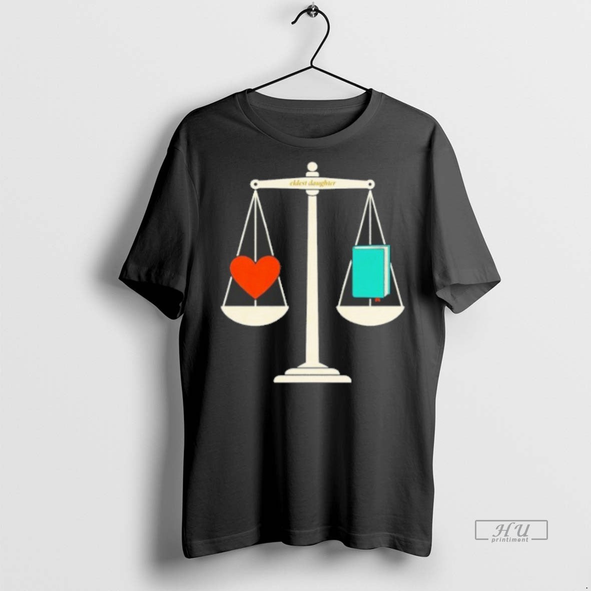 Officials Heart And Book Eldest Daughter Sweater - Adult & Kids T-Shirts, Sweatshirts & Hoodies apparel design preview 1