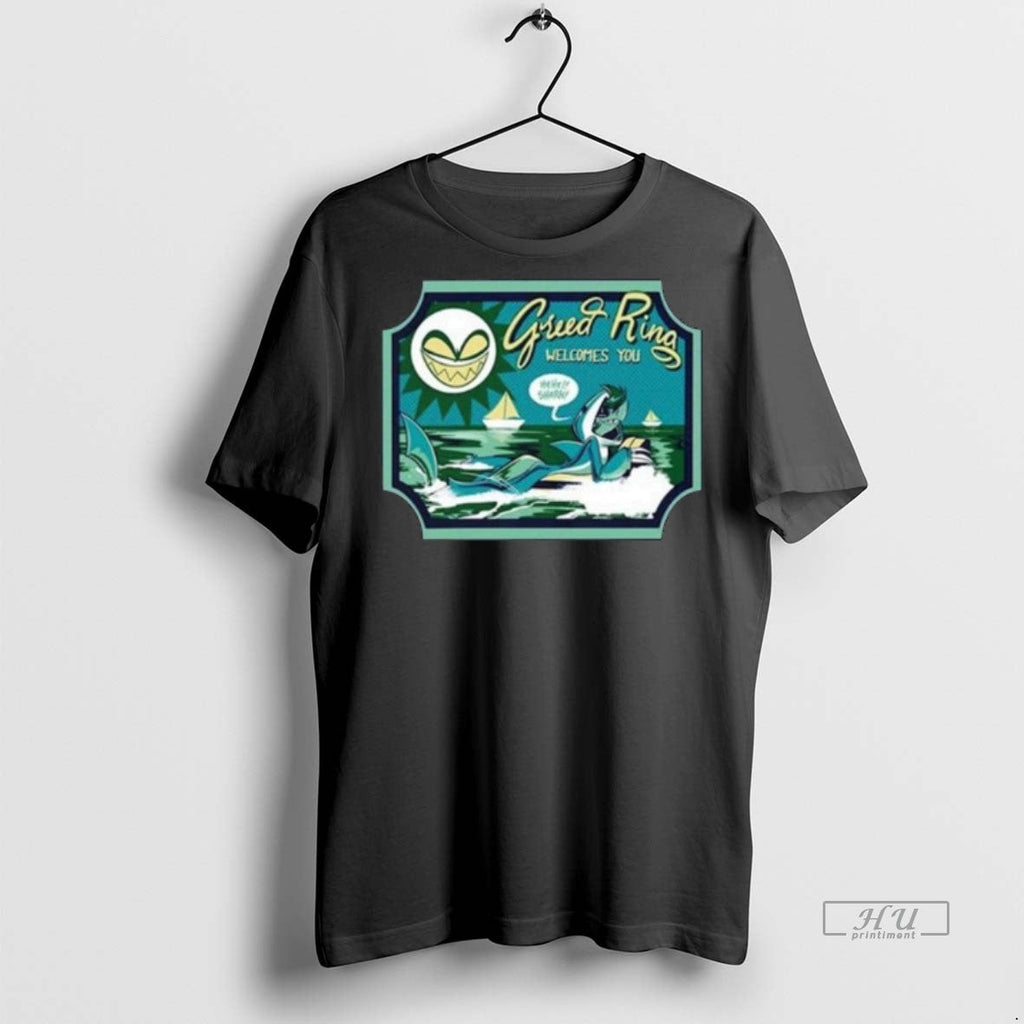 Officials Helluva Boss Chaz Halloween Slasher Shark - Adult & Kids T-Shirts, Sweatshirts & Hoodies apparel design preview 1