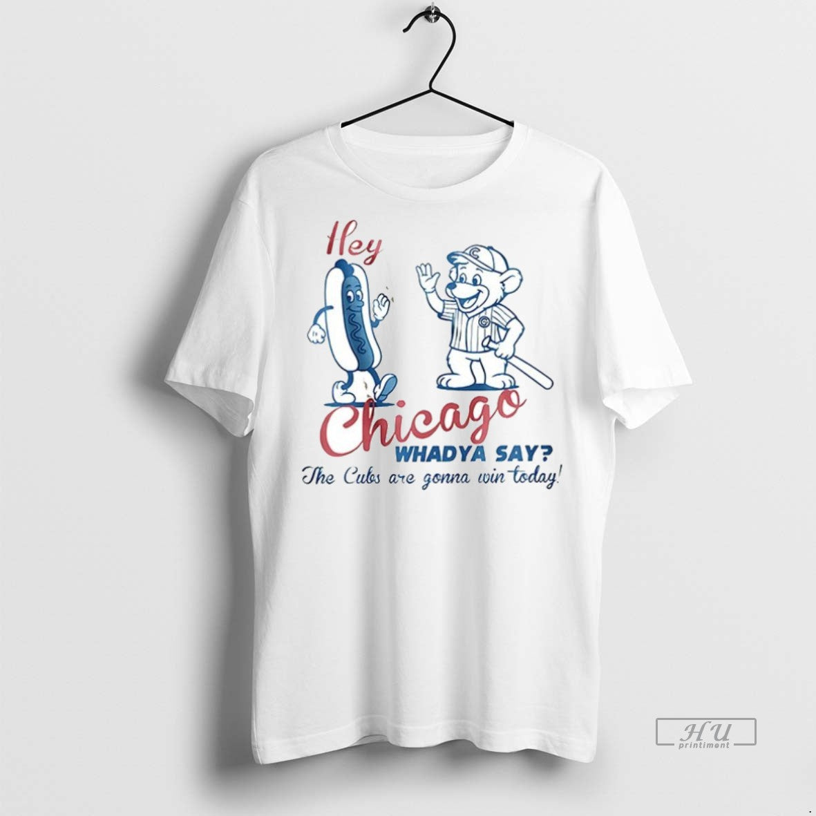 Officials Hey Chicago Whadya Say The Cubs Are Gonna - Adult & Kids T-Shirts, Sweatshirts & Hoodies apparel design preview 1