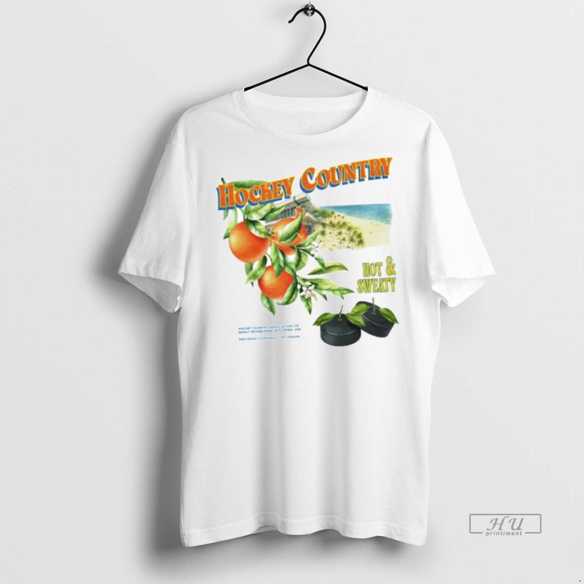 Officials Hockey Country Hot And Sweaty Ornaments - Adult & Kids T-Shirts, Sweatshirts & Hoodies apparel design preview 1