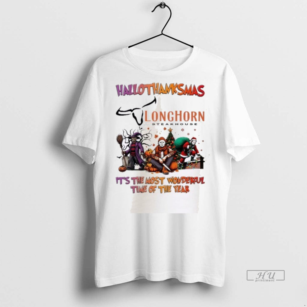 Officials Horror Character X Longhorn Steakhouse - Adult & Kids T-Shirts, Sweatshirts & Hoodies apparel design preview 1