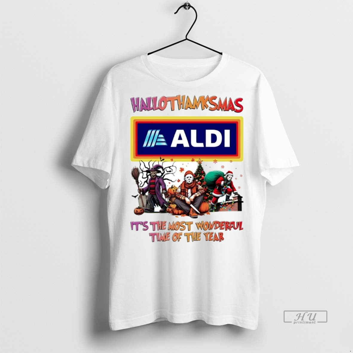 Officials Horror Movies Aldi Hallothanksmas Its The - Adult & Kids T-Shirts, Sweatshirts & Hoodies apparel design preview 1
