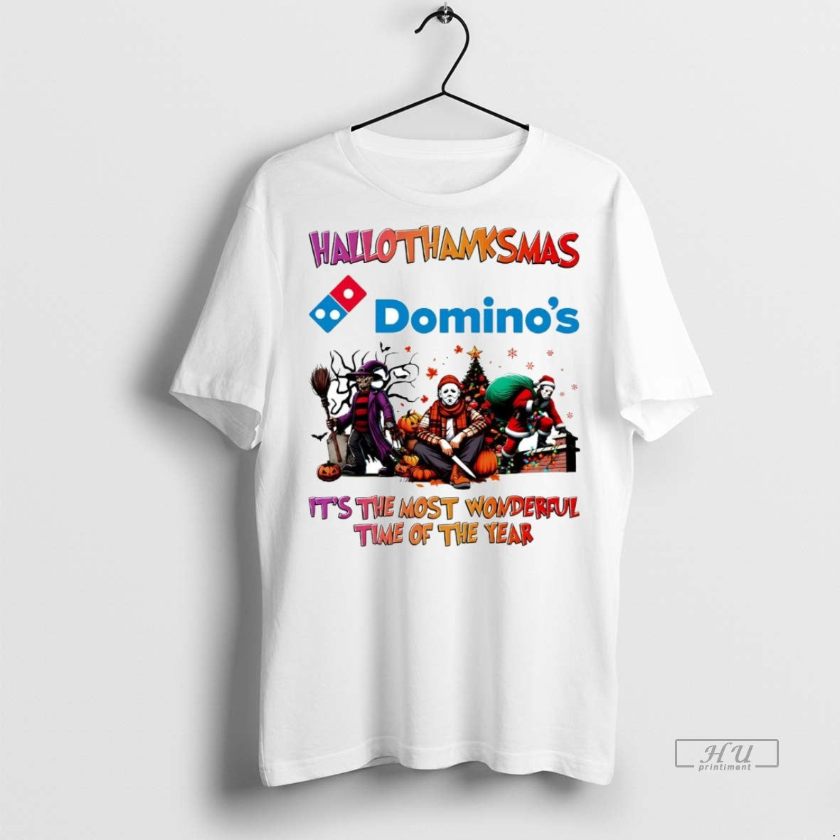 Officials Horror Movies Dominos Hallothanksmas Its - Adult & Kids T-Shirts, Sweatshirts & Hoodies apparel design preview 1