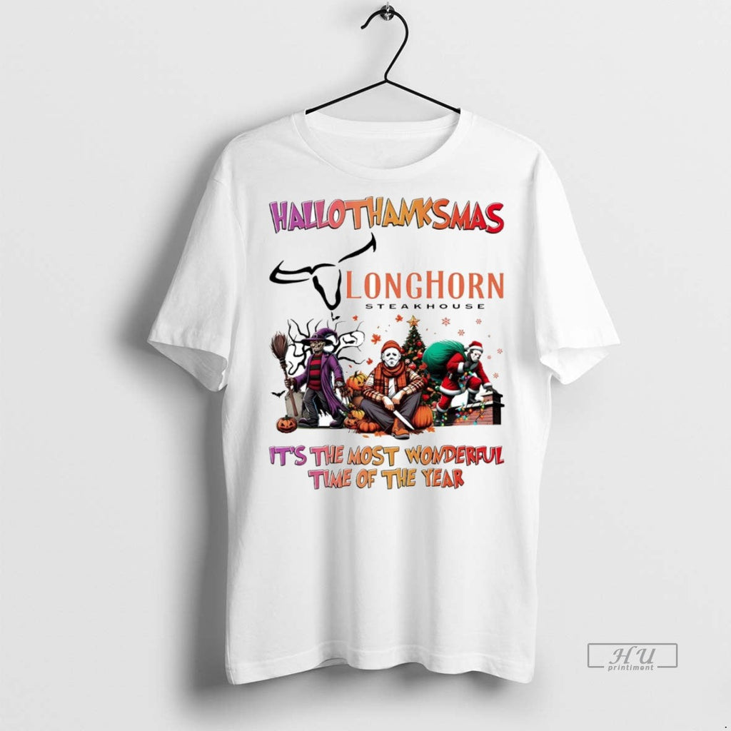 Officials Horror Movies Longhorn Steakhouse - Adult & Kids T-Shirts, Sweatshirts & Hoodies apparel design preview 1