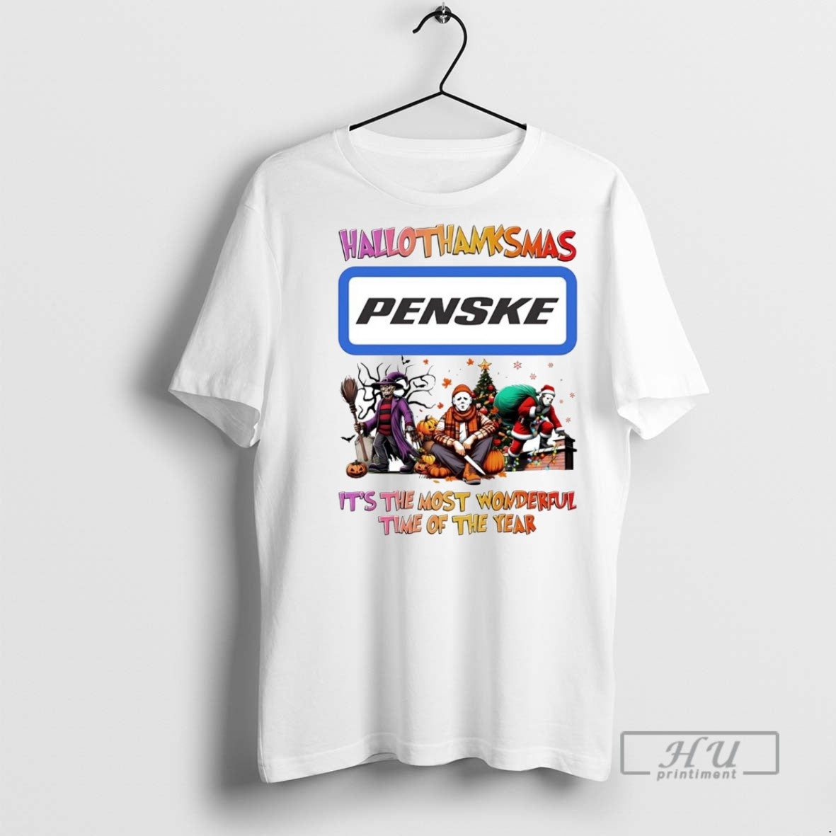 Officials Horror Movies Penske Hallothanksmas Its The - Adult & Kids T-Shirts, Sweatshirts & Hoodies apparel design preview 1