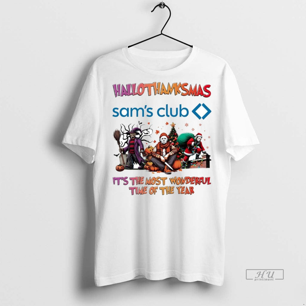 Officials Horror Movies Sams Club Hallothanksmas Its - Adult & Kids T-Shirts, Sweatshirts & Hoodies apparel design preview 1