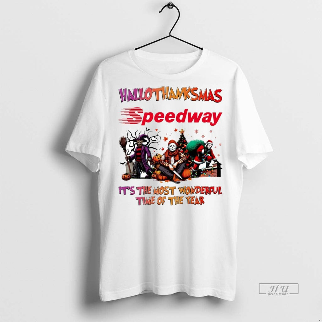 Officials Horror Movies Speedway Hallothanksmas Its - Adult & Kids T-Shirts, Sweatshirts & Hoodies apparel design preview 1