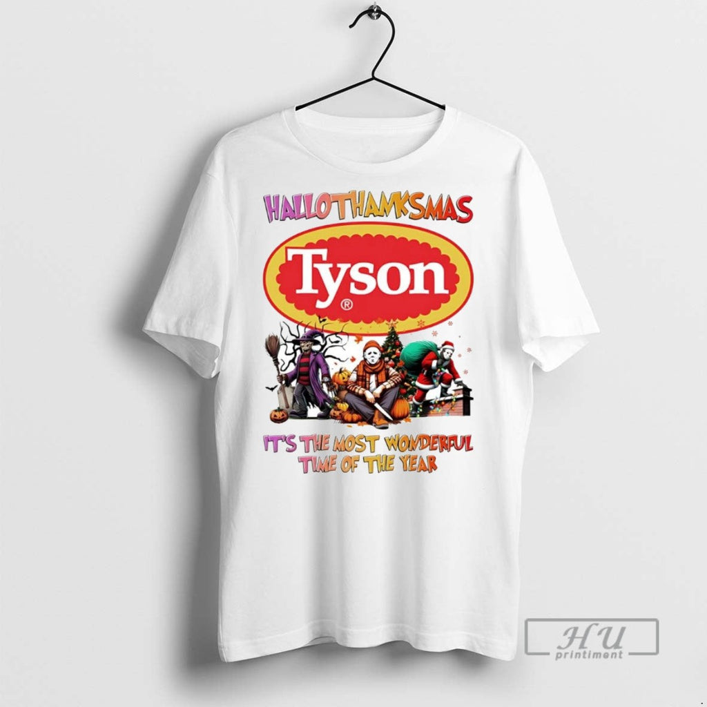 Officials Horror Movies Tyson Hallothanksmas Its The - Adult & Kids T-Shirts, Sweatshirts & Hoodies apparel design preview 1