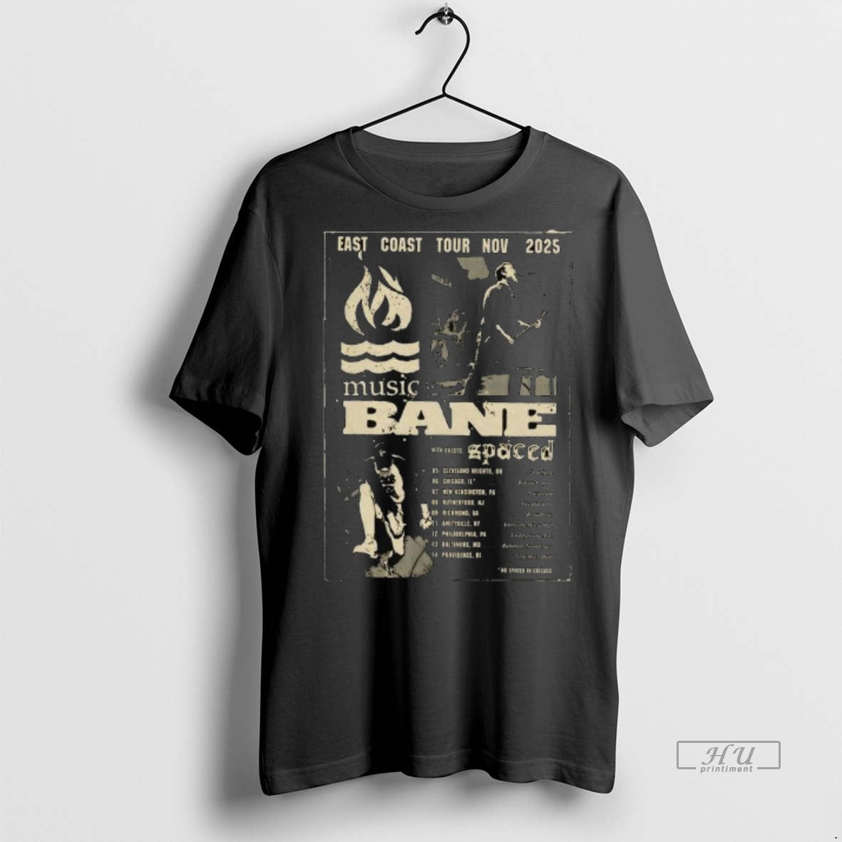 Officials Hot Water Music East Coast Tour November - Adult & Kids T-Shirts, Sweatshirts & Hoodies apparel design preview 1