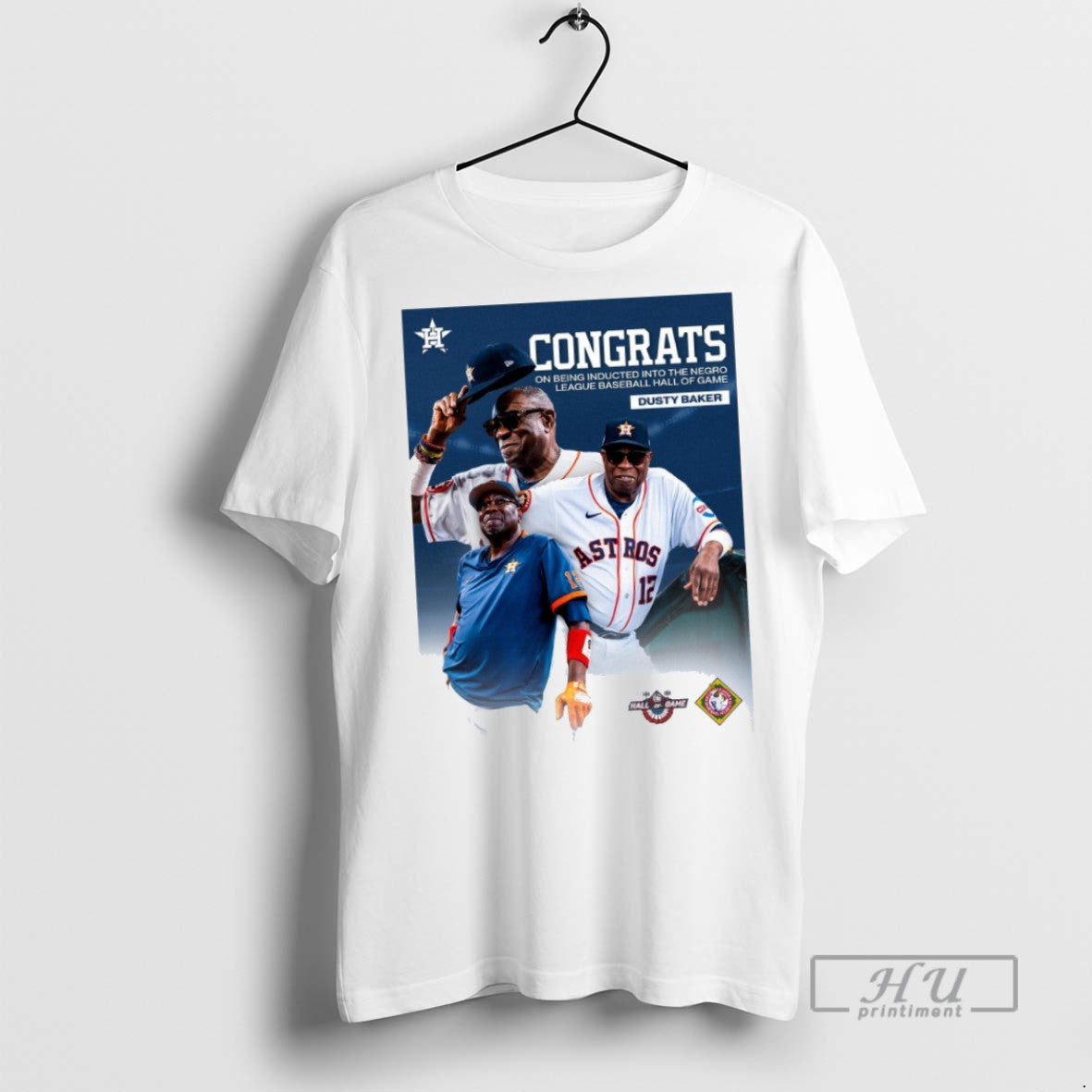 Officials Houston Astros Congrats On Being Inducted - Adult & Kids T-Shirts, Sweatshirts & Hoodies apparel design preview 1