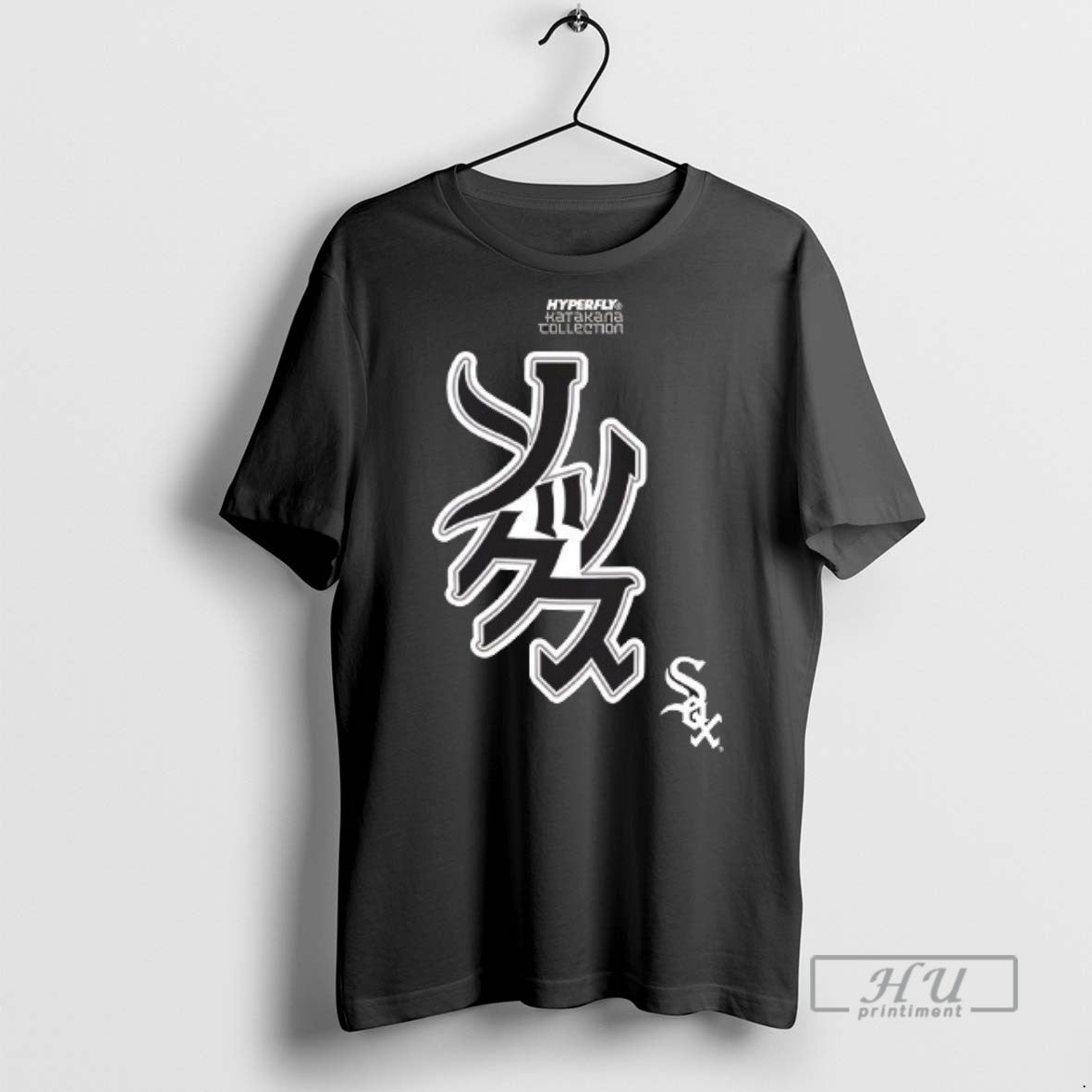 Officials Hyperfly Katakana Chicago White Sox - Adult & Kids T-Shirts, Sweatshirts & Hoodies apparel design preview 1