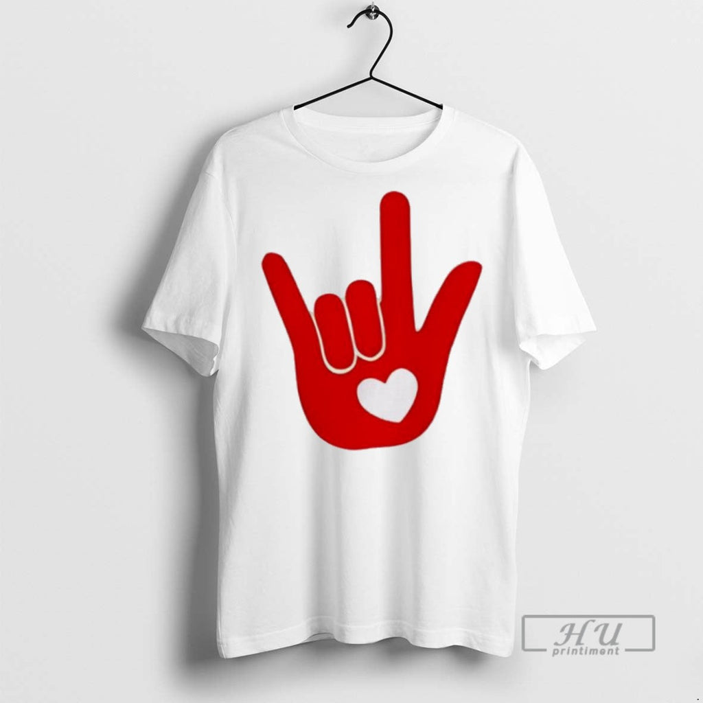 Officials I Love You Sign Language Hand Heart - Adult & Kids T-Shirts, Sweatshirts & Hoodies apparel design preview 1