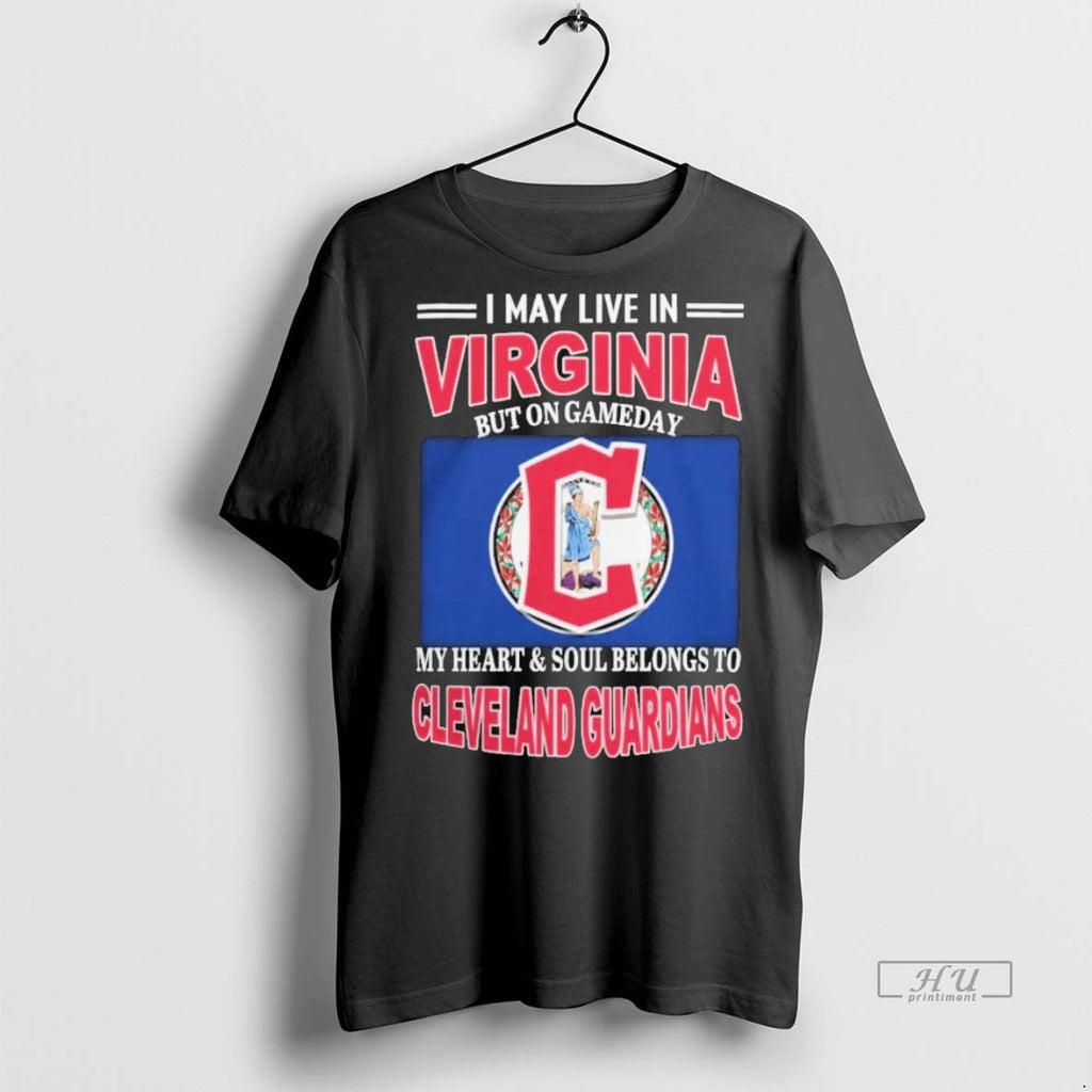 Officials I May Live In Virginia But On Gameday My - Adult & Kids T-Shirts, Sweatshirts & Hoodies apparel design preview 1