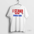 Officials I Stand With Charlie Kirk Vintage College - Adult & Kids T-Shirts, Sweatshirts & Hoodies apparel design preview 1