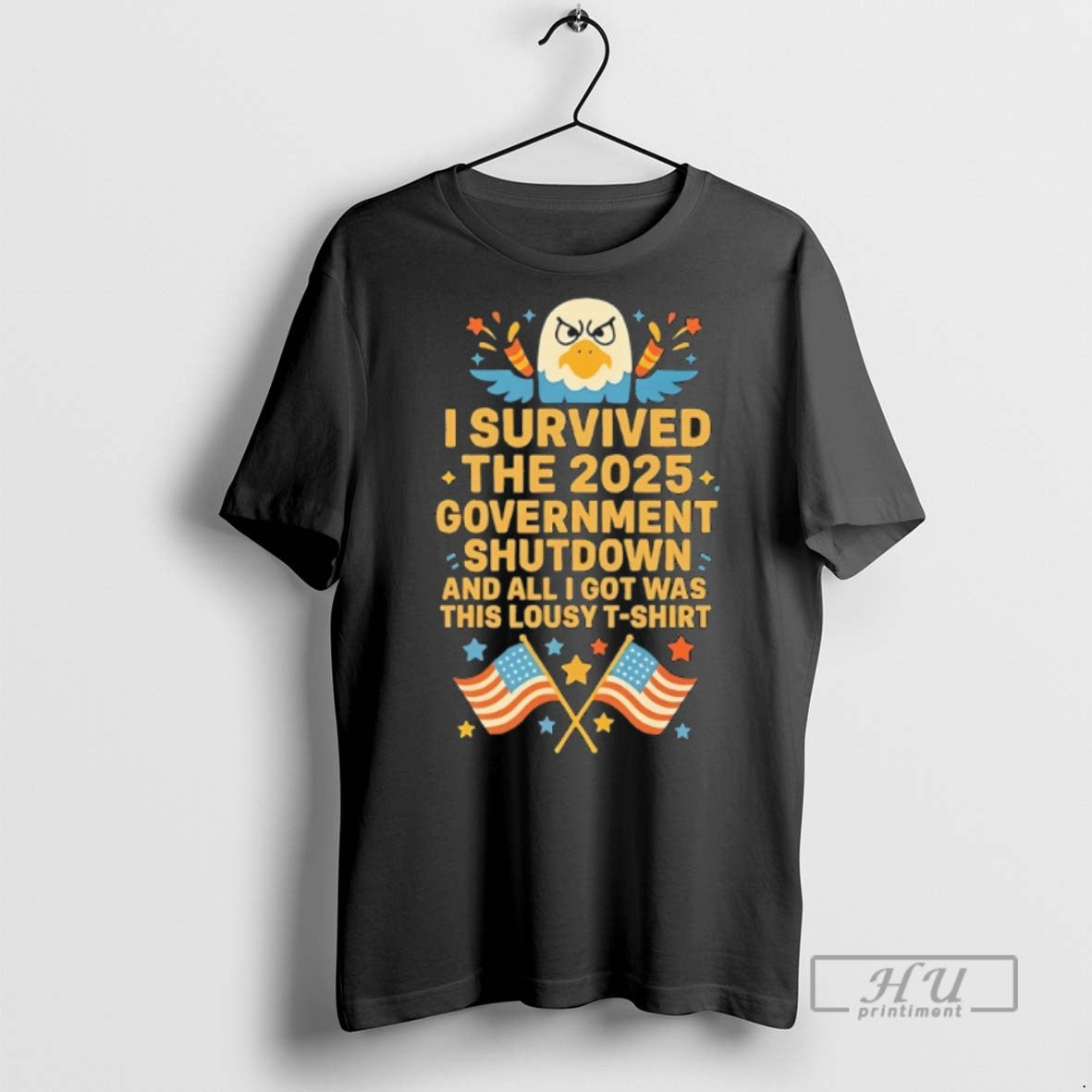 Officials I Survived The 2025 Government Shutdown And - Adult & Kids T-Shirts, Sweatshirts & Hoodies apparel design preview 1