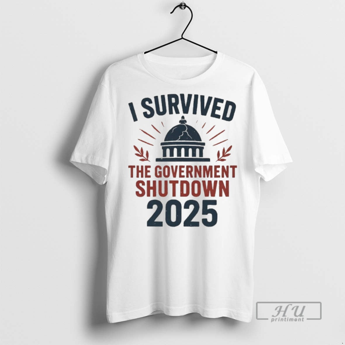 Officials I Survived The Government Shutdown 2025 - Adult & Kids T-Shirts, Sweatshirts & Hoodies apparel design preview 1