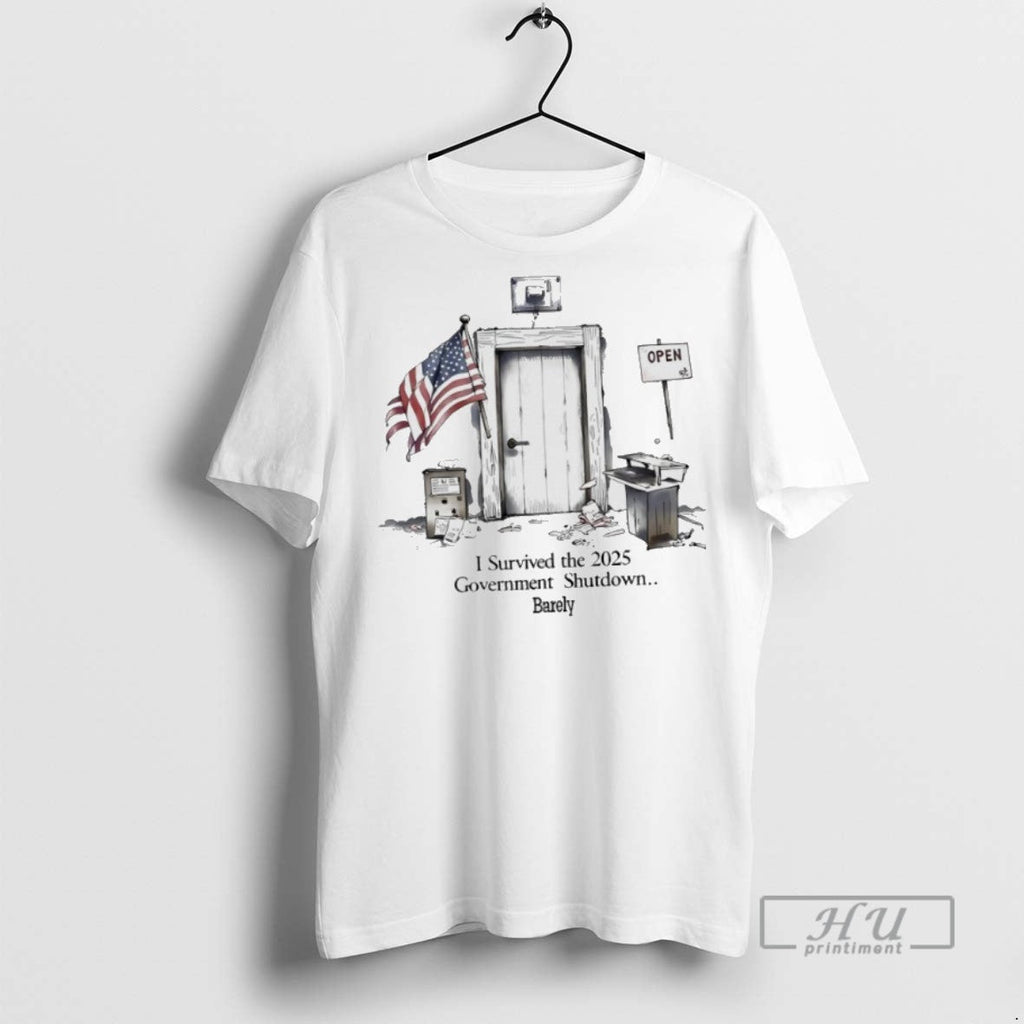 Officials I Survivor The 2025 Government Shutdown - Adult & Kids T-Shirts, Sweatshirts & Hoodies apparel design preview 1