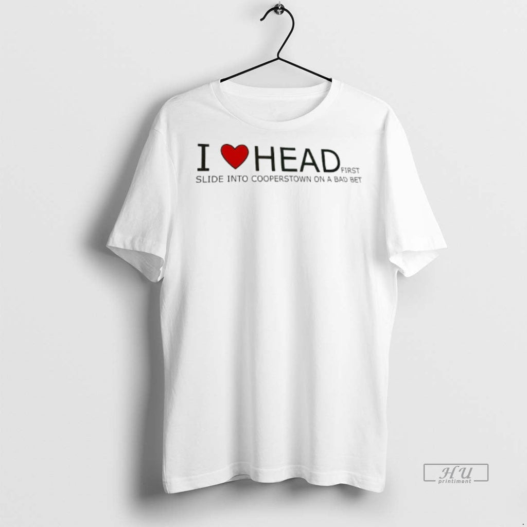 Officials I Love Headfirst Slide Into Cooperstown On - Adult & Kids T-Shirts, Sweatshirts & Hoodies apparel design preview 1