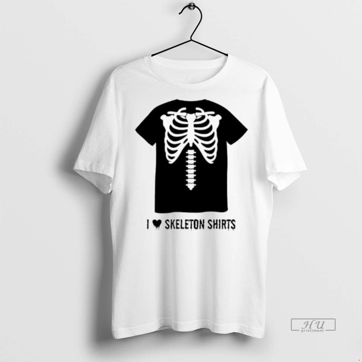 Officials I Love Skeleton Heart Sweater - Adult & Kids T-Shirts, Sweatshirts & Hoodies apparel design preview 1