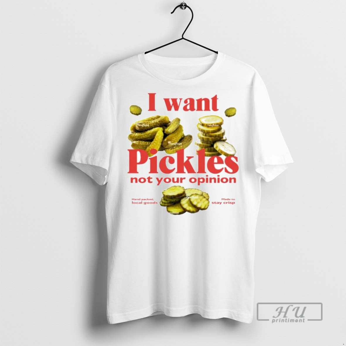 Officials I Want Pickles Not Your Opinion Ornaments - Adult & Kids T-Shirts, Sweatshirts & Hoodies apparel design preview 1