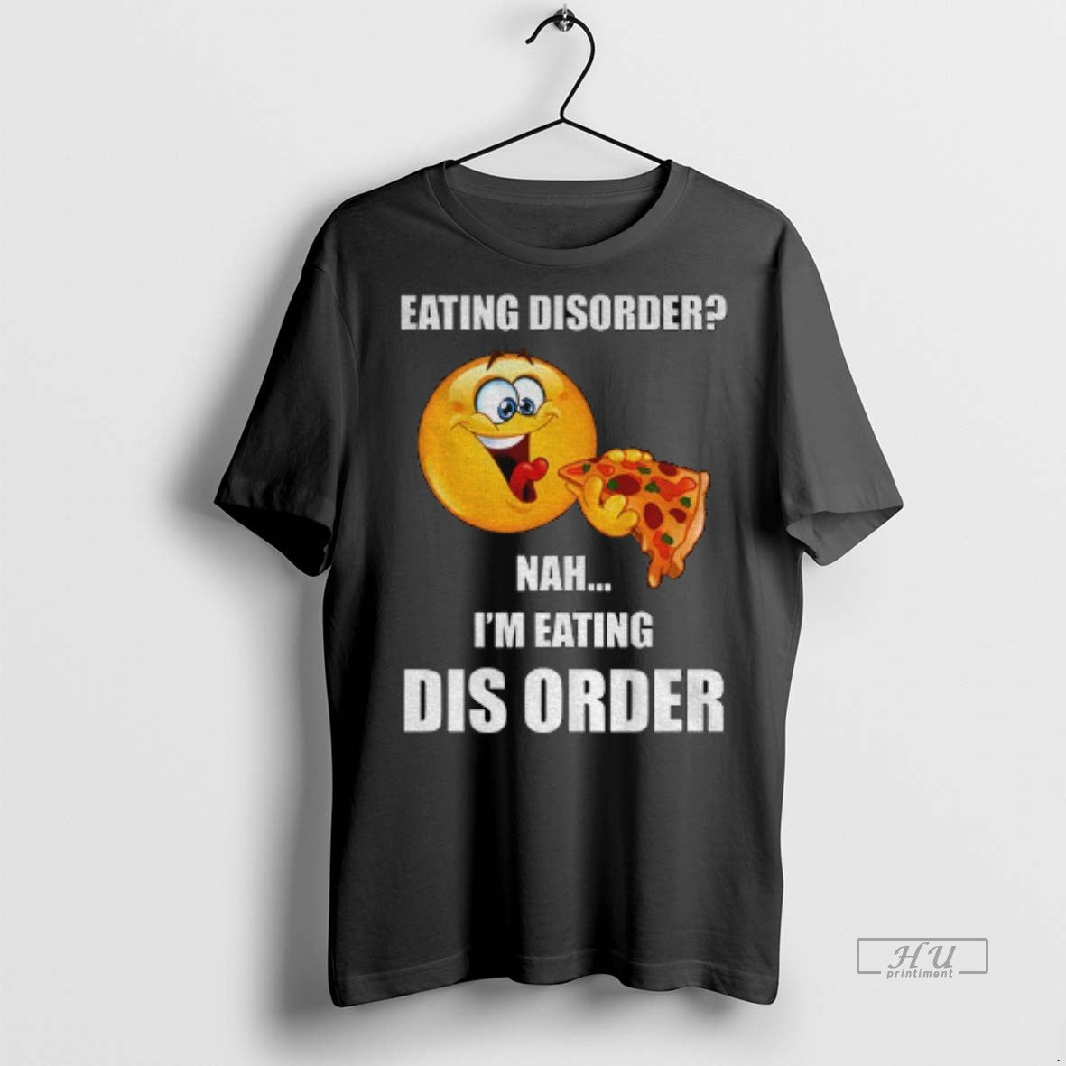 Officials Icon Funny Meme Eat Pizza Nah Im Eating - Adult & Kids T-Shirts, Sweatshirts & Hoodies apparel design preview 1