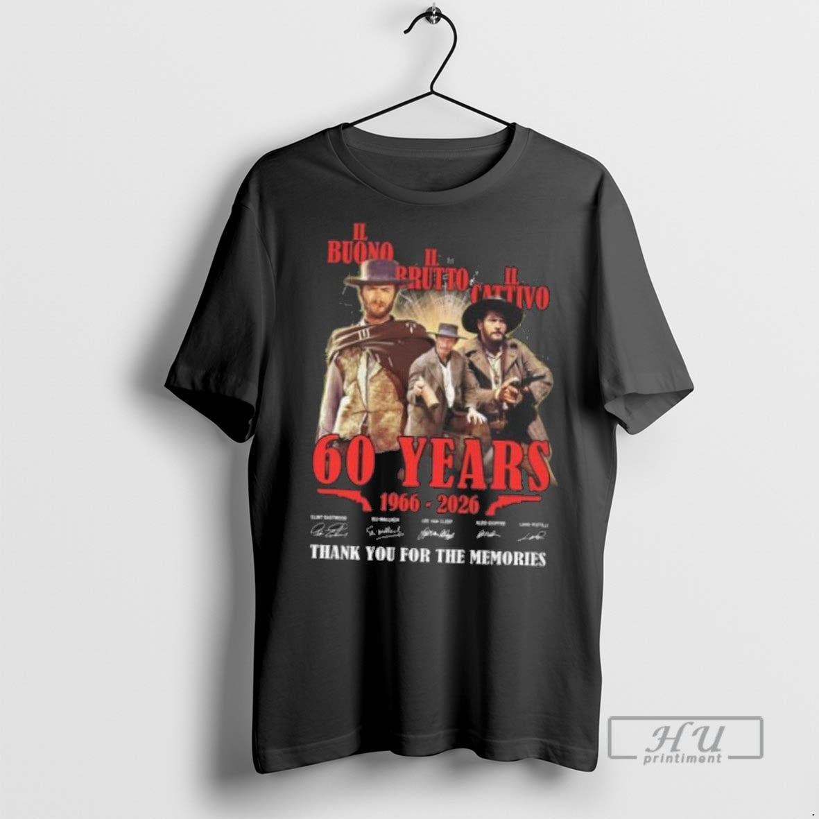 Officials Il Buono Brutto Cattivo 60 Years 1966 2026 - Adult & Kids T-Shirts, Sweatshirts & Hoodies apparel design preview 1