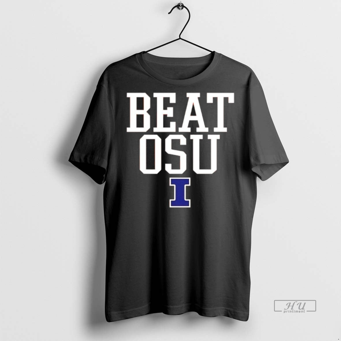 Officials Illinois Fighting Illini Beat Ohio State - Adult & Kids T-Shirts, Sweatshirts & Hoodies apparel design preview 1