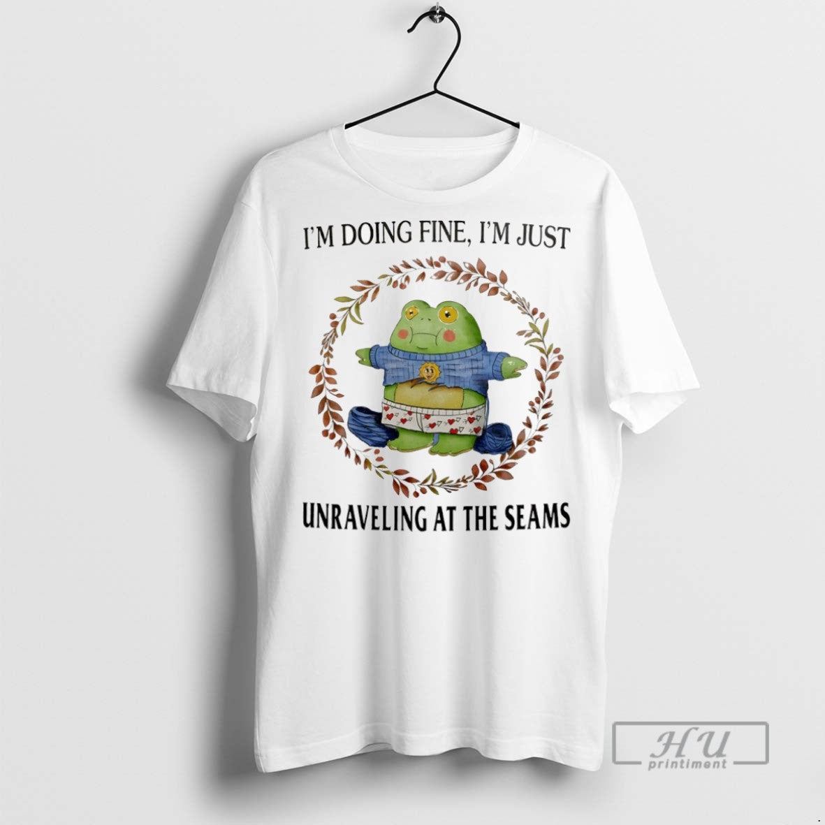 Officials Im Doing Fine Just Unraveling At The Seams - Adult & Kids T-Shirts, Sweatshirts & Hoodies apparel design preview 1