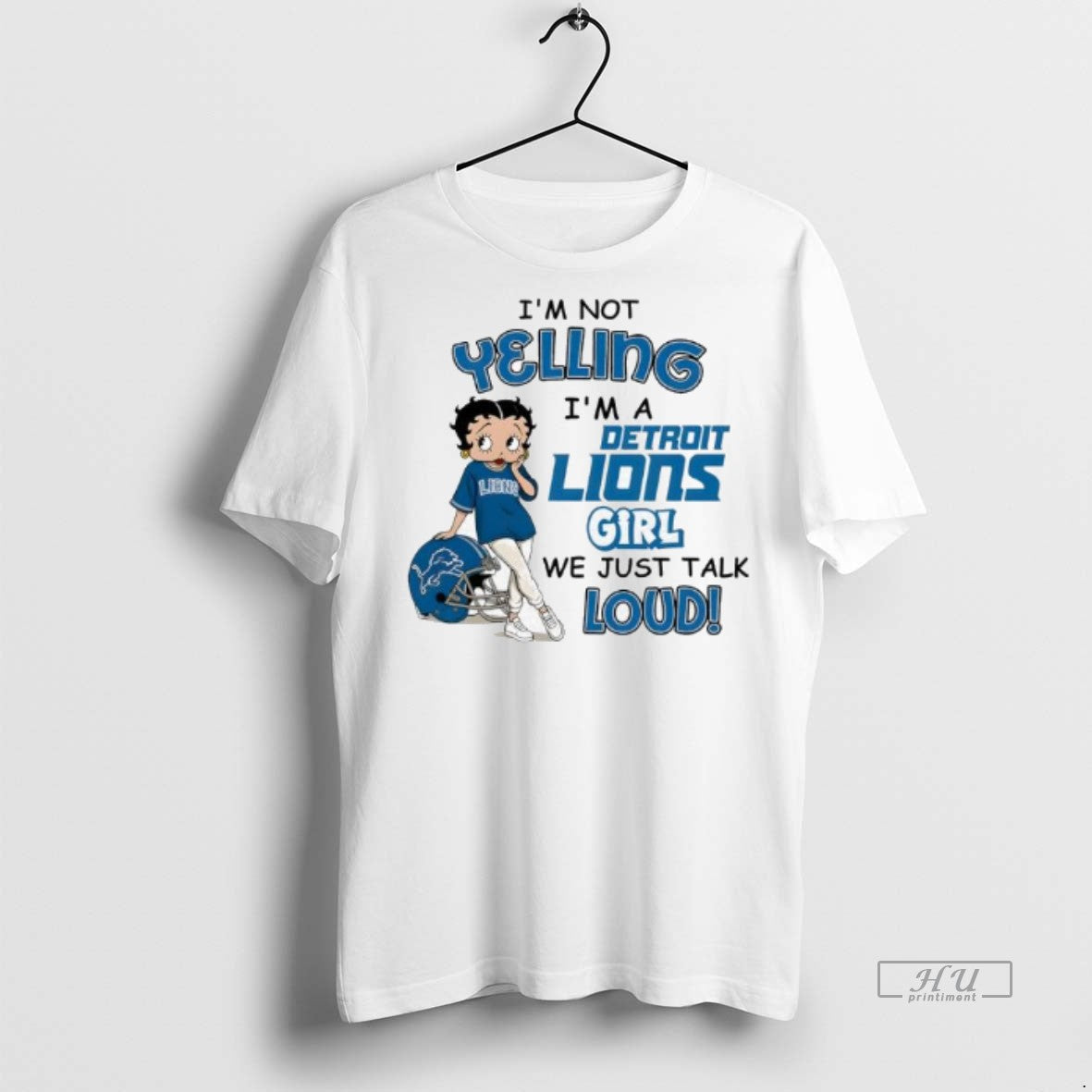 Officials Im Not Yelling A Detroit Lions Girl We Just - Adult & Kids T-Shirts, Sweatshirts & Hoodies apparel design preview 1