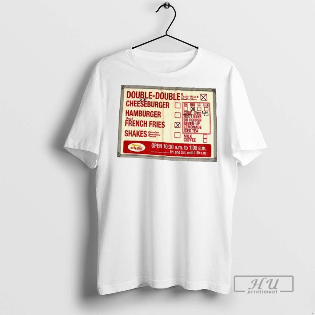 Officials In N Out Burger Double Cheeseburger - Adult & Kids T-Shirts, Sweatshirts & Hoodies apparel design preview 1