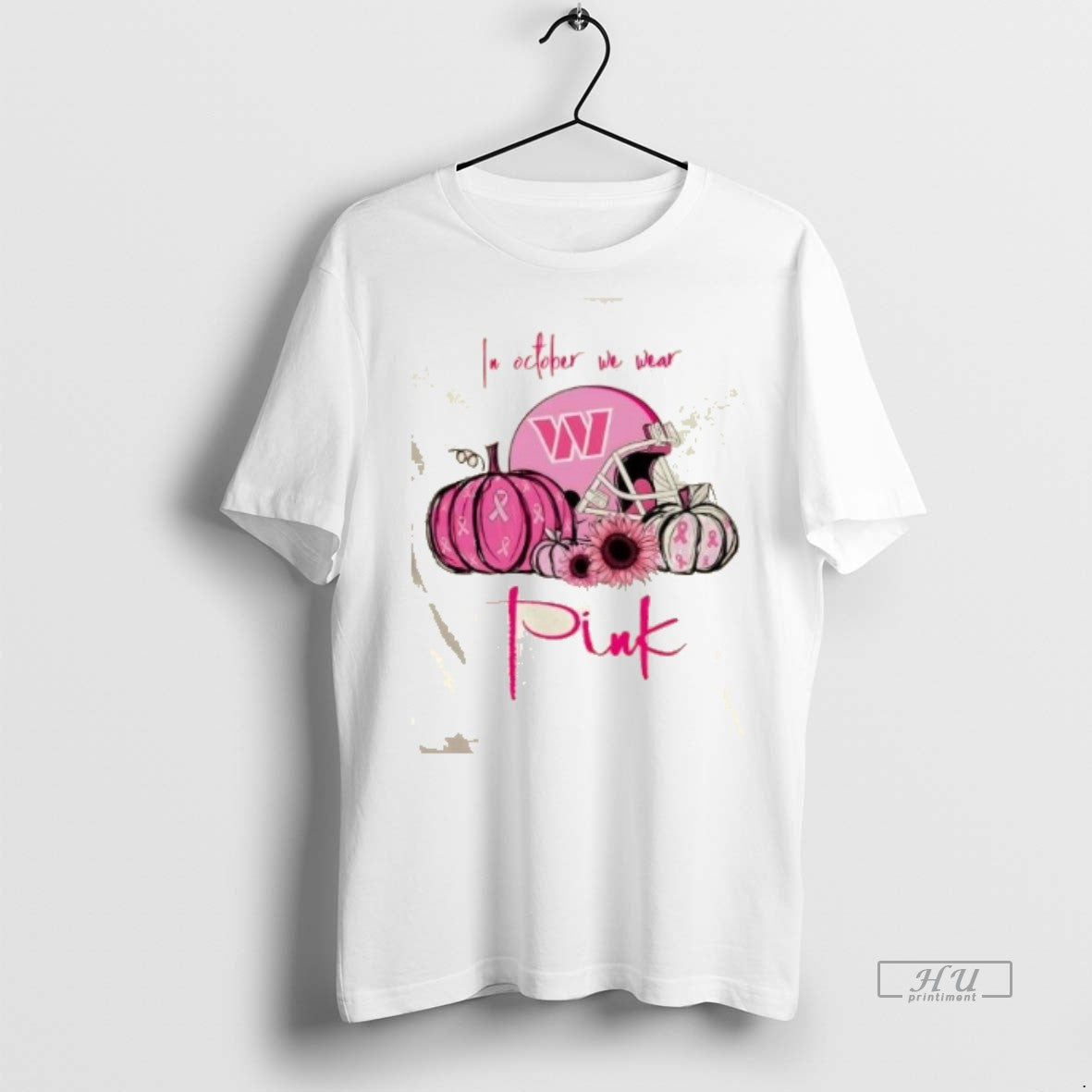 Officials In October We Wear Pink Washington - Adult & Kids T-Shirts, Sweatshirts & Hoodies apparel design preview 1