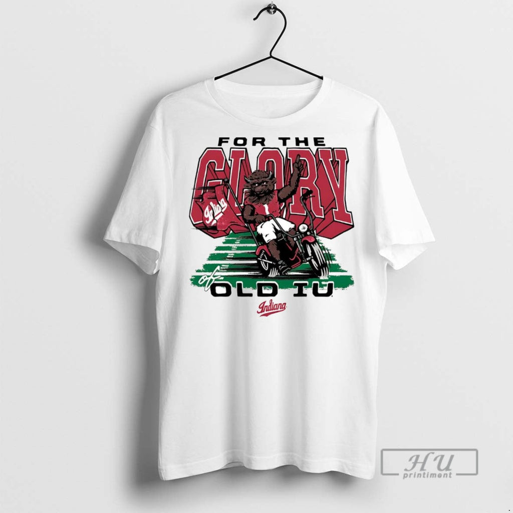 Officials Indiana Football For The Glory Of Old Iu - Adult & Kids T-Shirts, Sweatshirts & Hoodies apparel design preview 1