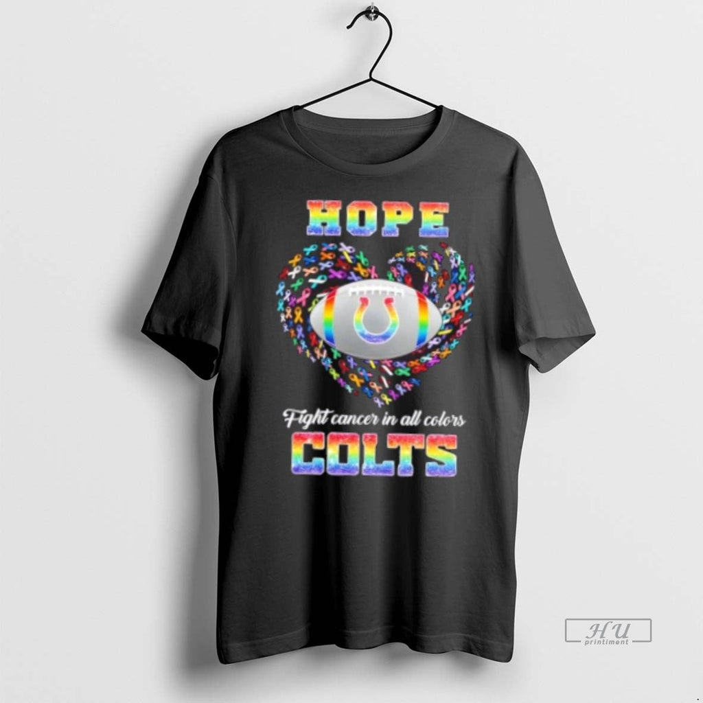 Officials Indianapolis Colts Football Hope Fight - Adult & Kids T-Shirts, Sweatshirts & Hoodies apparel design preview 1