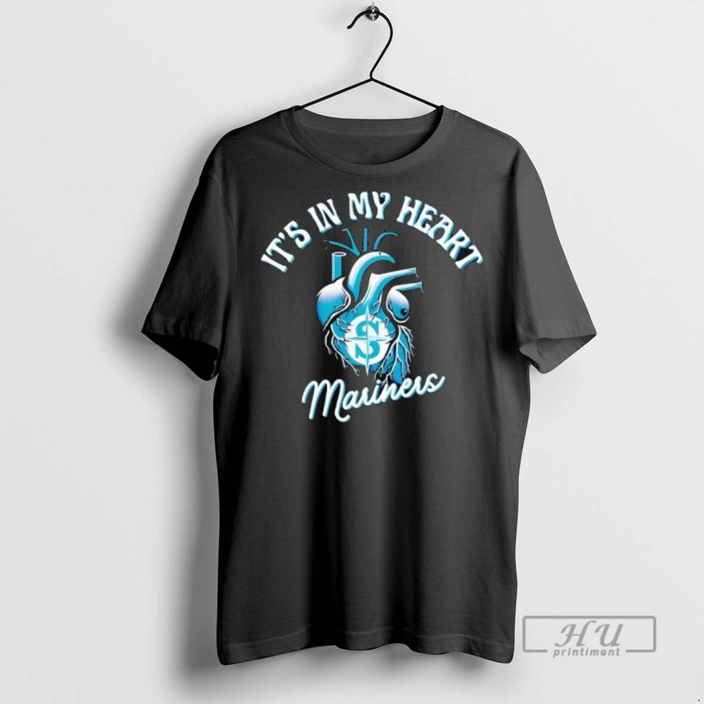 Officials Its In My Heart Seattle Mariners - Adult & Kids T-Shirts, Sweatshirts & Hoodies apparel design preview 1
