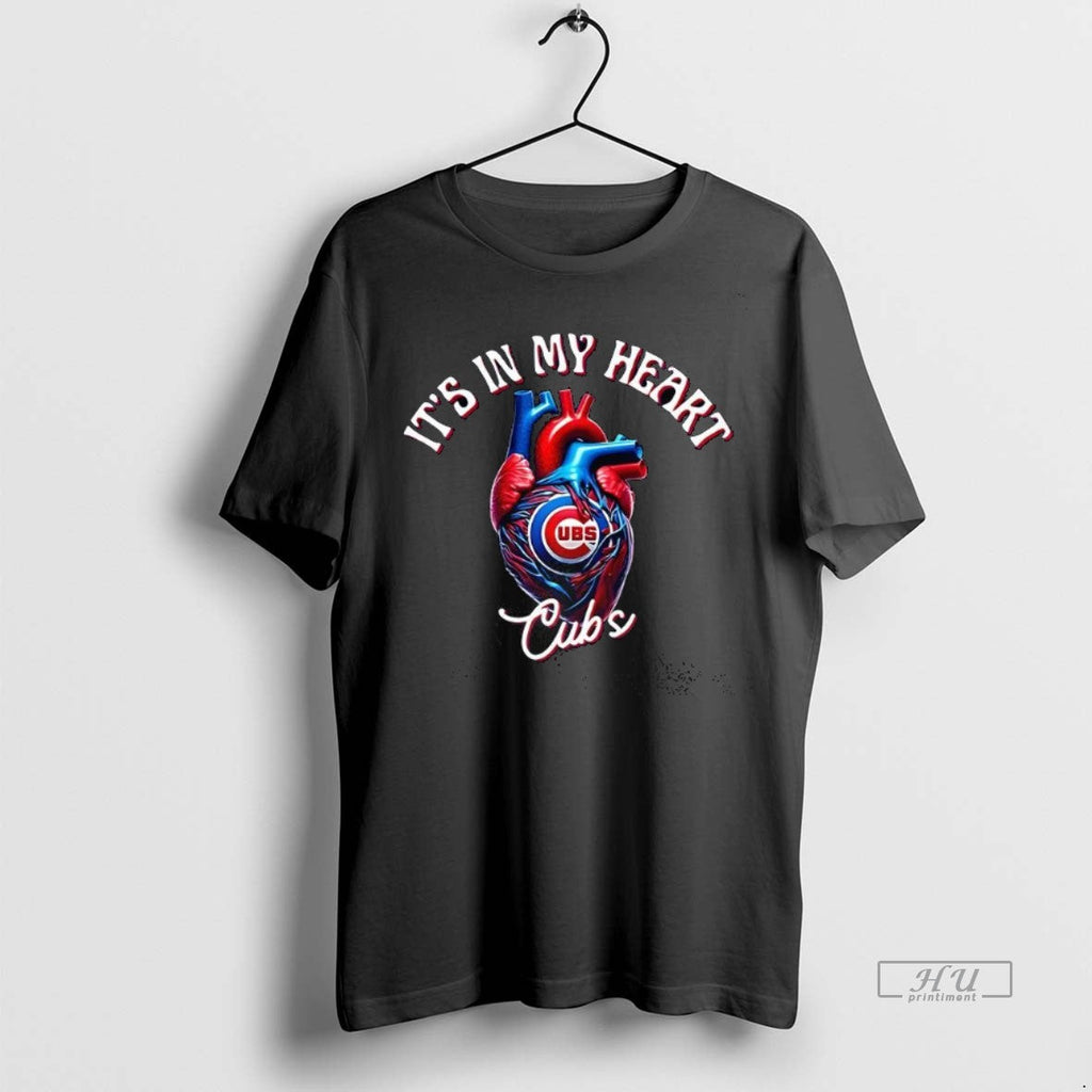 Officials Its In My Heart Chicago Cubs Baseball - Adult & Kids T-Shirts, Sweatshirts & Hoodies apparel design preview 1