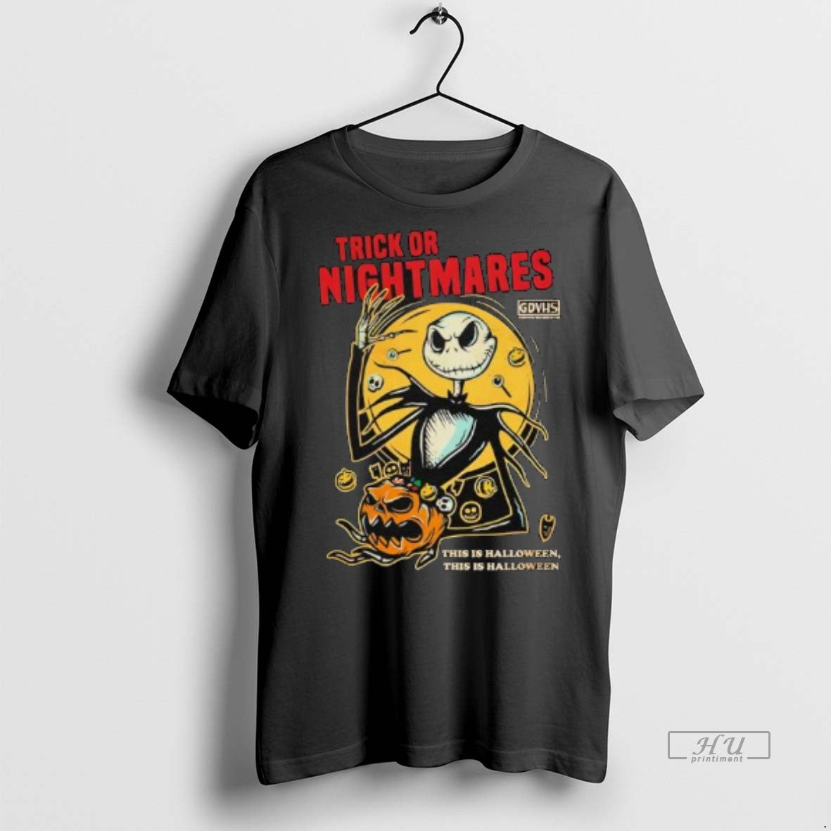 Officials Jack Skellington Trick Or Nightmare - Adult & Kids T-Shirts, Sweatshirts & Hoodies apparel design preview 1