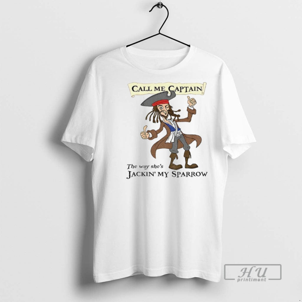 Officials Jack Sparrow Call Me Captain The Way Shes - Adult & Kids T-Shirts, Sweatshirts & Hoodies apparel design preview 1