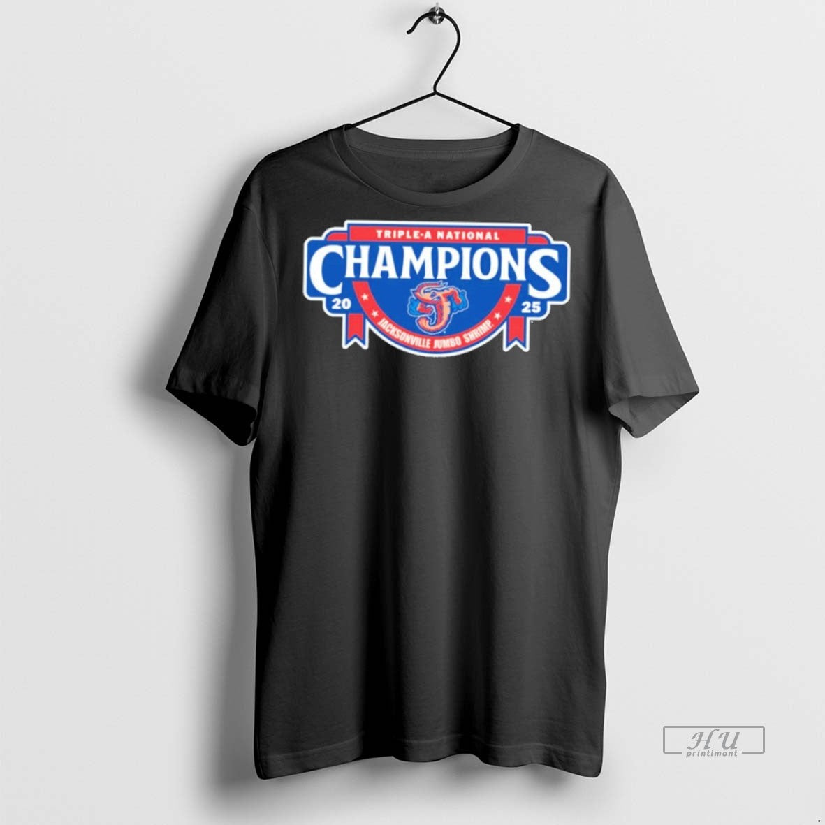 Officials Jacksonville Jumbo Shrimp 2025 Triple A - Adult & Kids T-Shirts, Sweatshirts & Hoodies apparel design preview 1