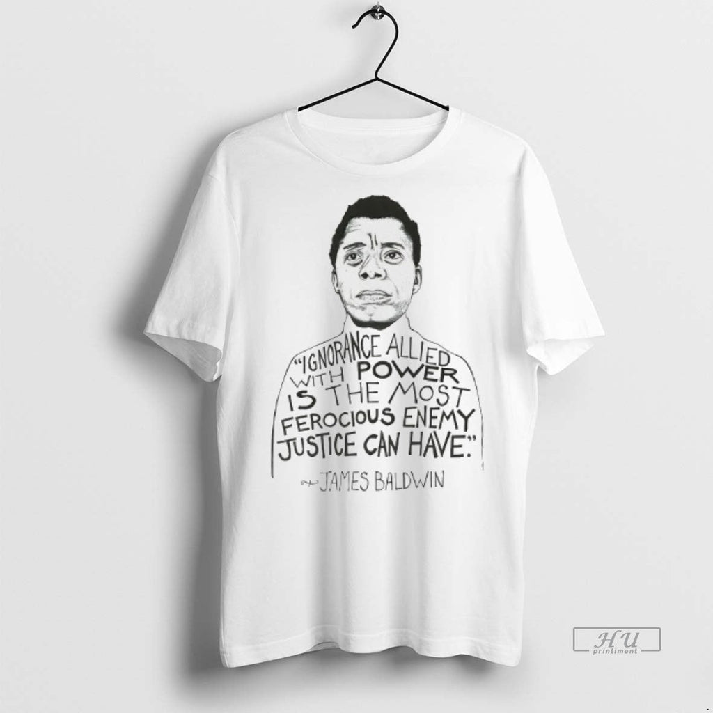 Officials James Baldwin Ignorance Allied With Power - Adult & Kids T-Shirts, Sweatshirts & Hoodies apparel design preview 1