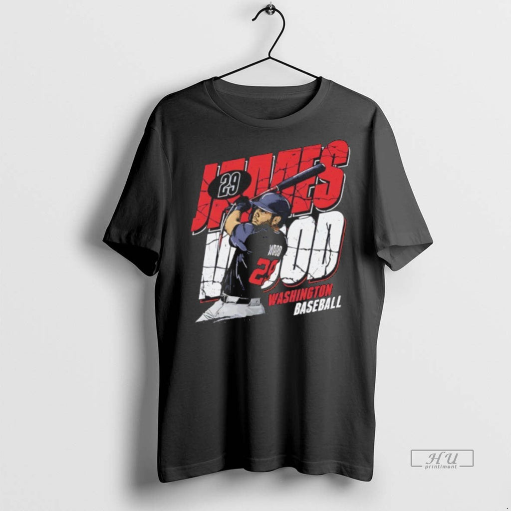 Officials James Wood 29 Washington Nationals Player - Adult & Kids T-Shirts, Sweatshirts & Hoodies apparel design preview 1