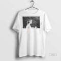 Officials Jane Goodall Profile Portrait Bw Contoured - Adult & Kids T-Shirts, Sweatshirts & Hoodies apparel design preview 1