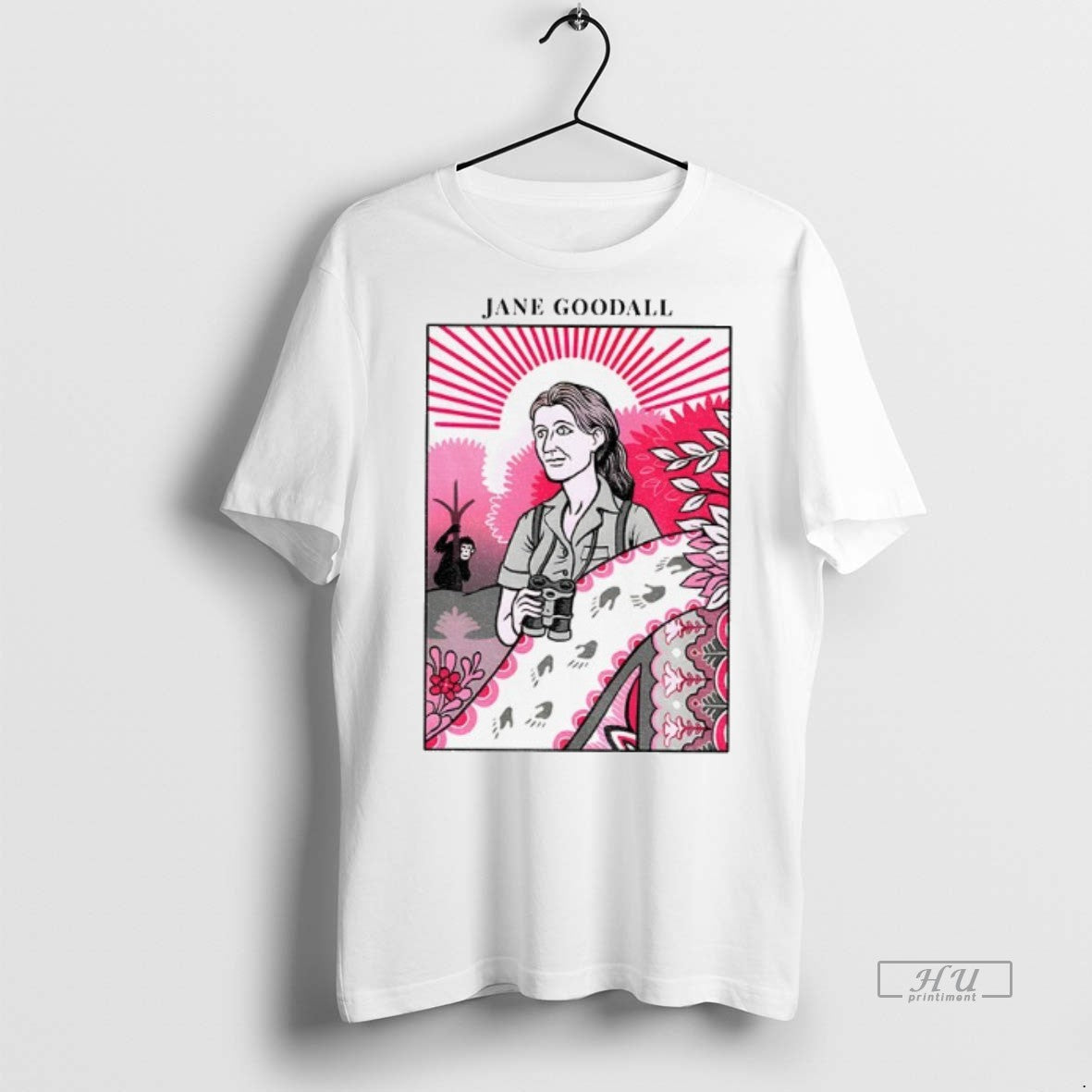 Officials Jane Goodall Tribute Wildlife Conservation - Adult & Kids T-Shirts, Sweatshirts & Hoodies apparel design preview 1