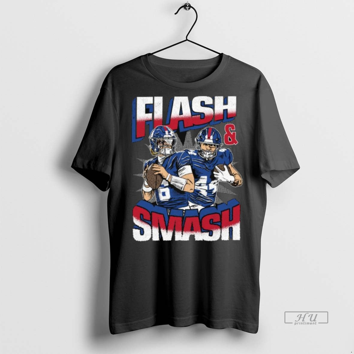 Officials Jaxson Dart And Cam Skattebo Flash Smash - Adult & Kids T-Shirts, Sweatshirts & Hoodies apparel design preview 1