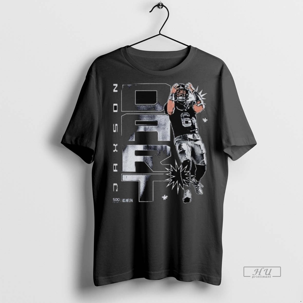 Officials Jaxson Dart New York G Vertical Long Sleve - Adult & Kids T-Shirts, Sweatshirts & Hoodies apparel design preview 1