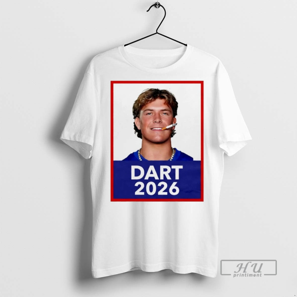 Officials Jaxson Dart New York Giants 2026 Cigarette - Adult & Kids T-Shirts, Sweatshirts & Hoodies apparel design preview 1