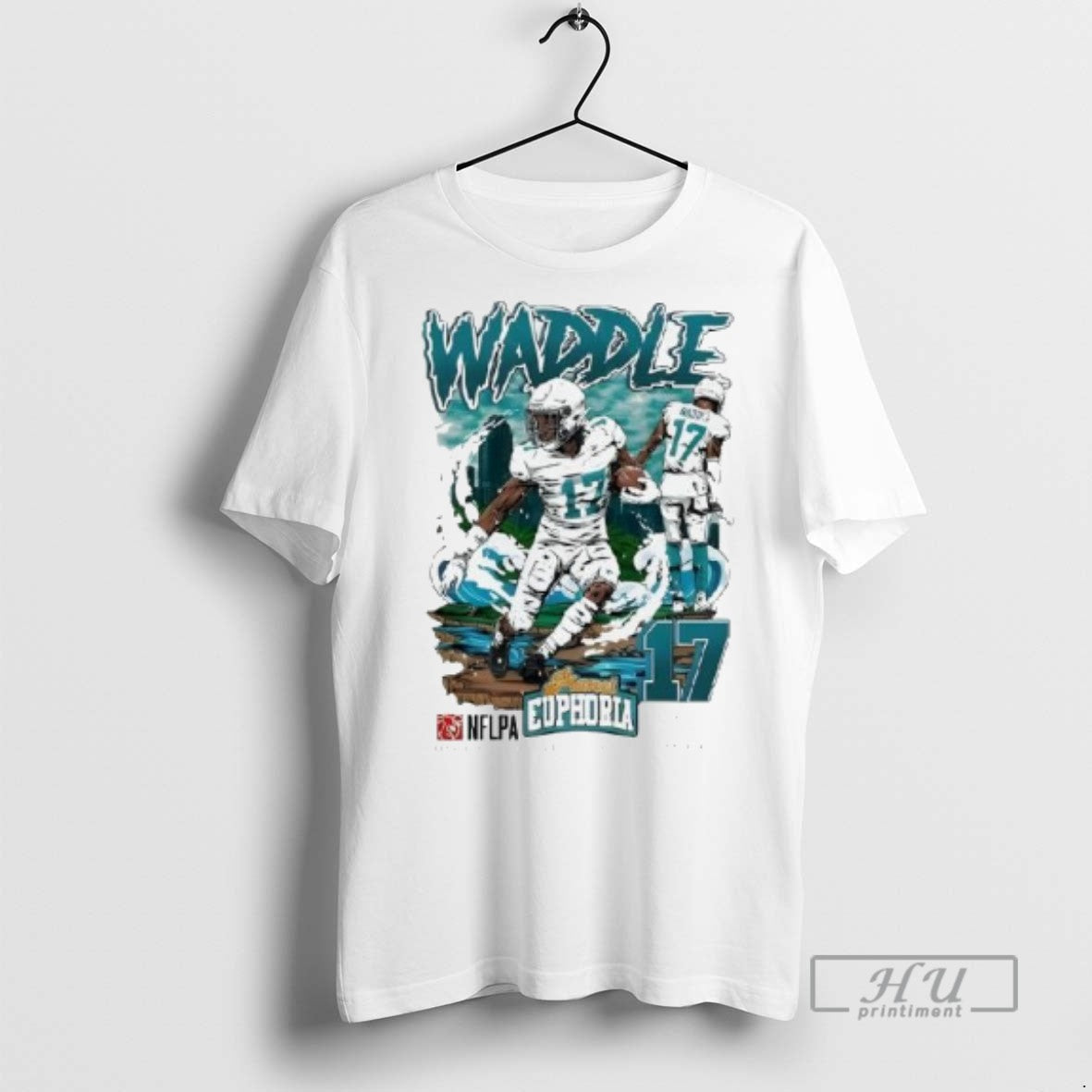 Officials Jaylen Waddle Planet Euphoria - Adult & Kids T-Shirts, Sweatshirts & Hoodies apparel design preview 1