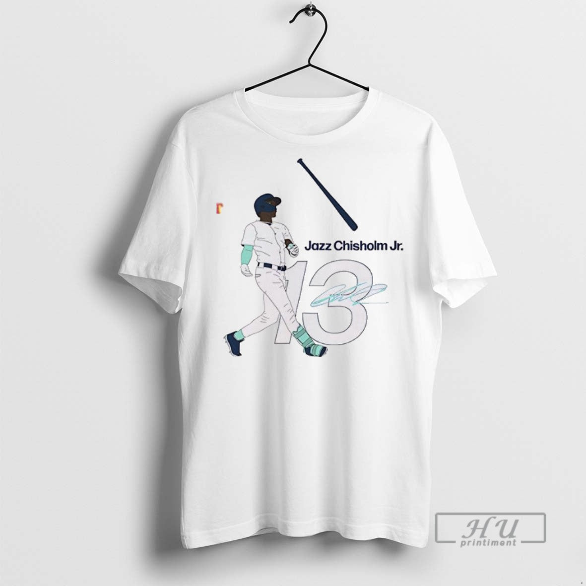 Officials Jazz Bat Flip Player Graphic - Adult & Kids T-Shirts, Sweatshirts & Hoodies apparel design preview 1